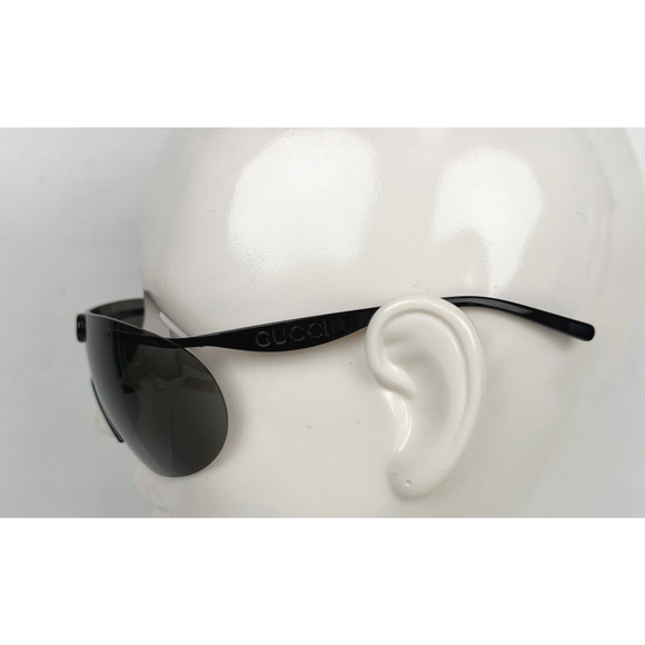 Gucci GG1656S 001 Sunglasses in Black Metal Frame and Grey Tinted Lenses main image 13